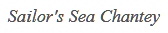Sailor's Sea Chantey - Doug Newman